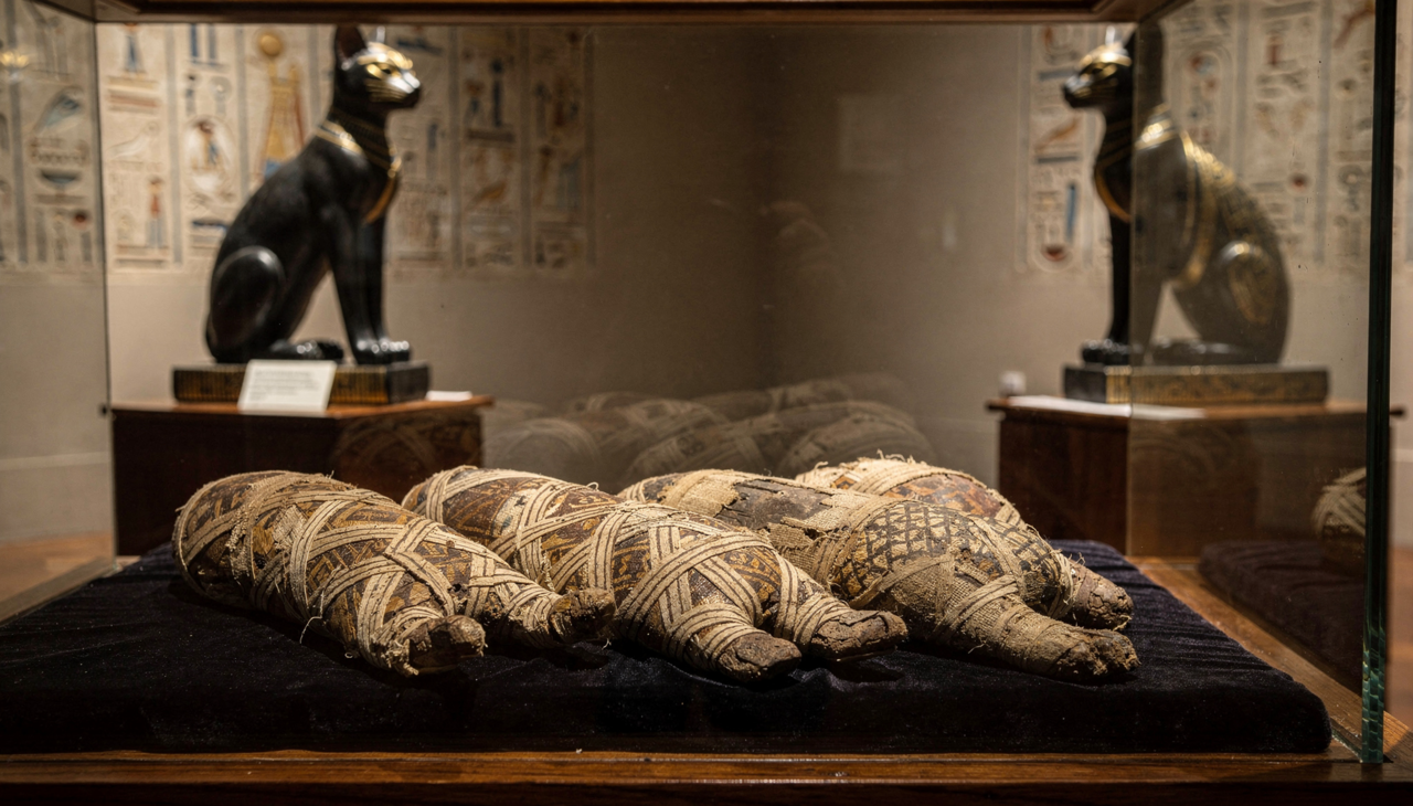 A mumificação animal não era apenas um procedimento técnico, mas sim um gesto de amor e fé