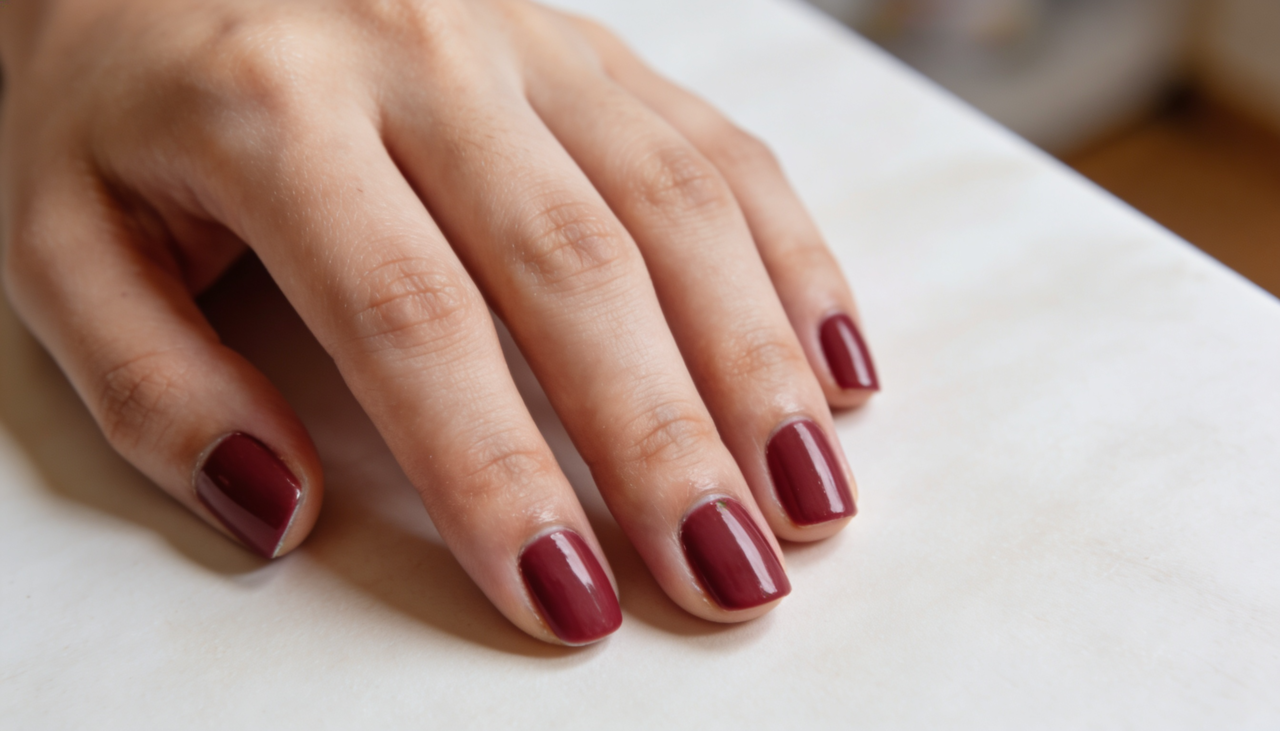 Esses tons ajudam a disfarçar irregularidades e mantêm a aparência de unhas sempre limpas