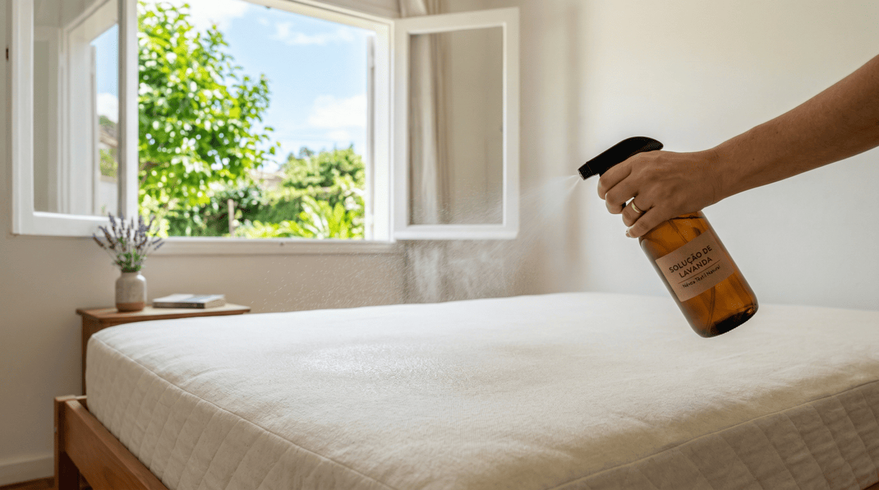 A concentração correta é determinante tanto para a eficiência da solução quanto para preservar o tecido do colchão.