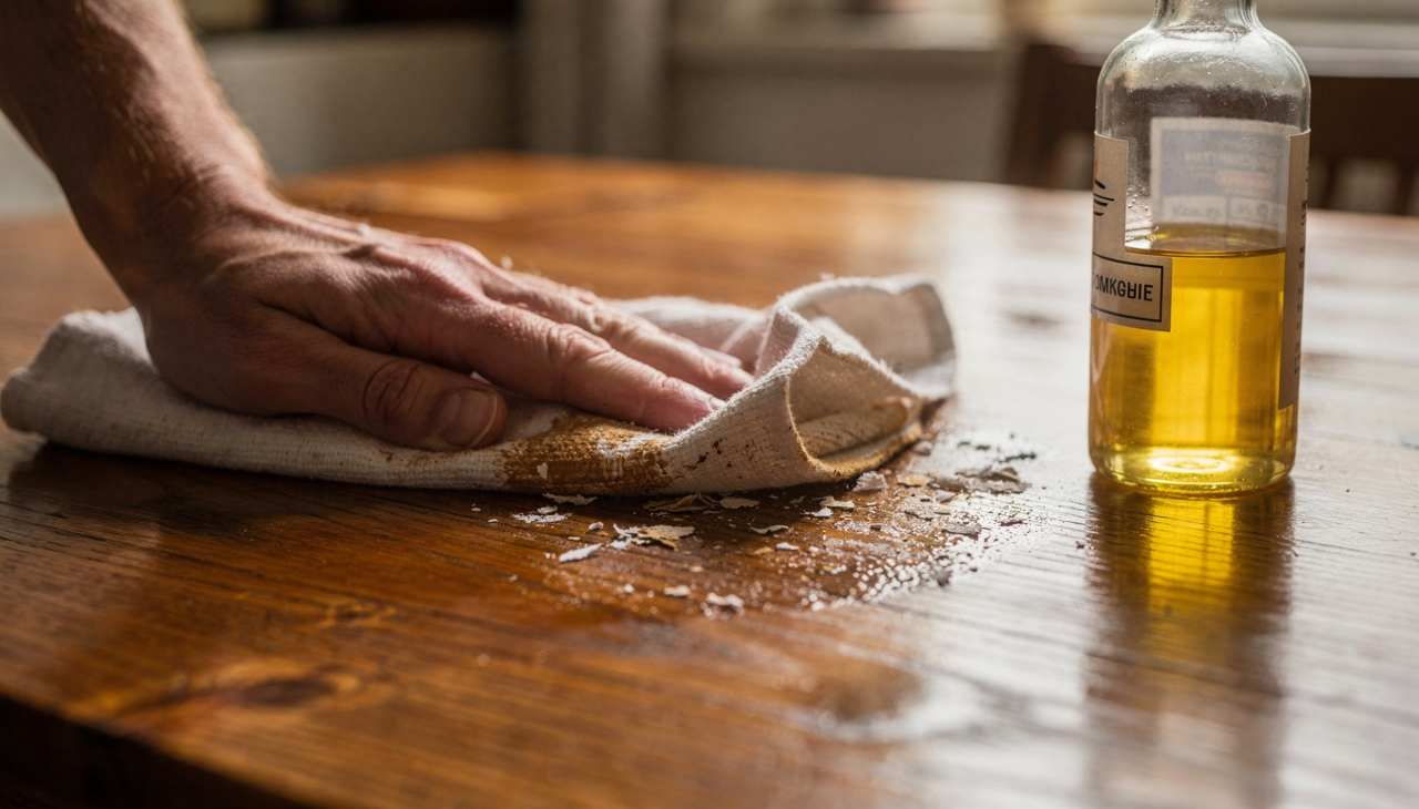 A estrutura porosa da madeira natural ou mesmo dos acabamentos em MDF atua como uma esponja para pigmentos líquidos