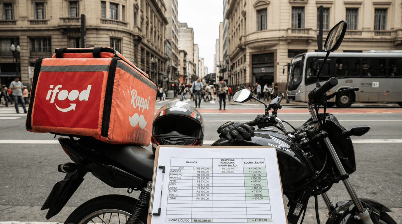 Para quem vive sobre duas rodas, cada quilômetro rodado representa um desgaste financeiro que vai muito além do combustível gasto na viagem