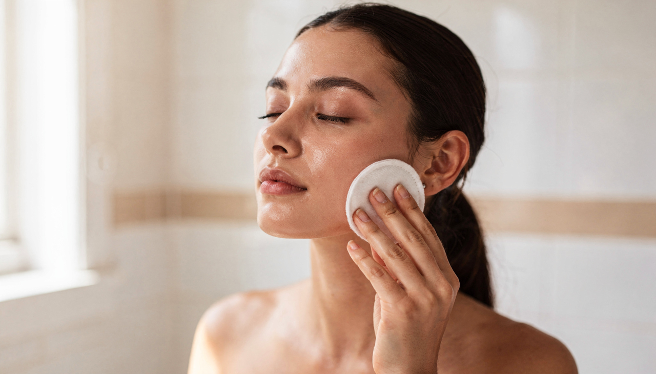 A aplicação deve ser feita com a pele limpa, utilizando algodão ou aplicando suavemente com as mãos