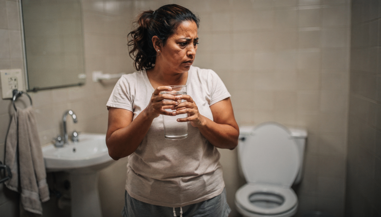 Quando os rins trabalham para eliminar o excesso de açúcar pela urina, eles carregam junto uma quantidade grande de água