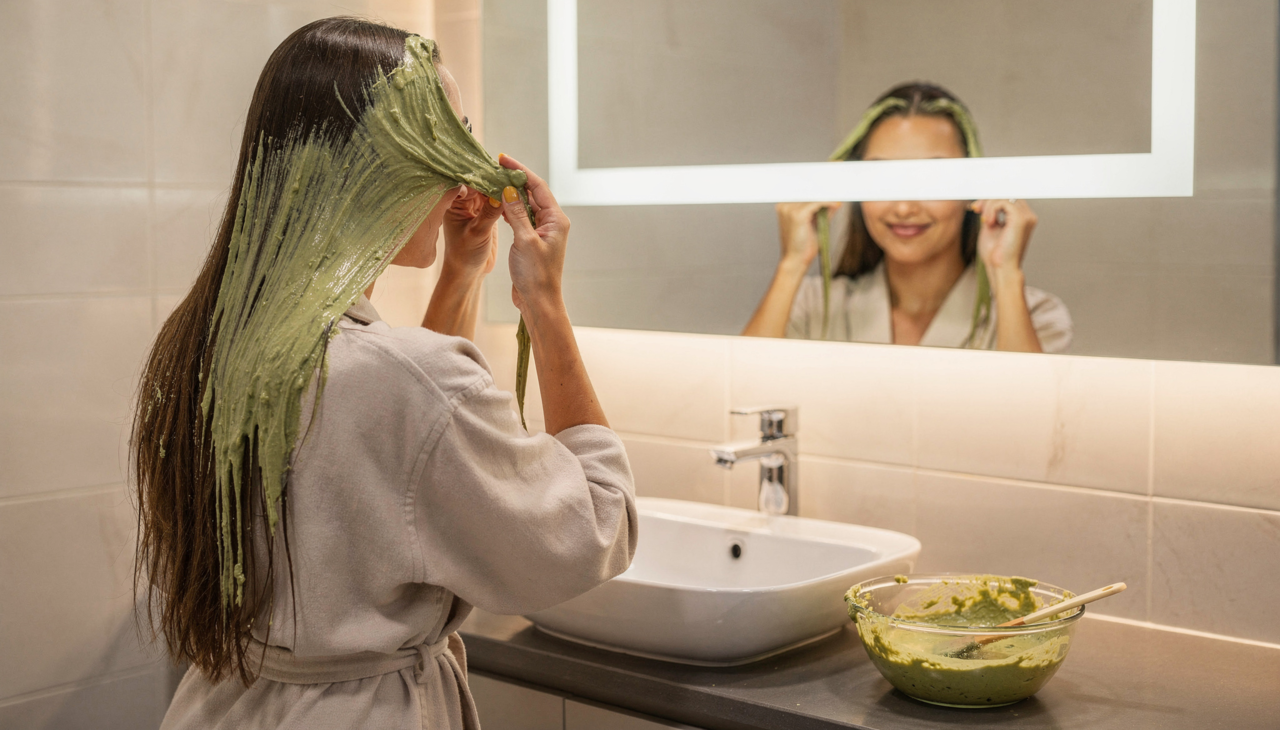 A escolha do abacate para uma máscara capilar tem relação direta com sua composição