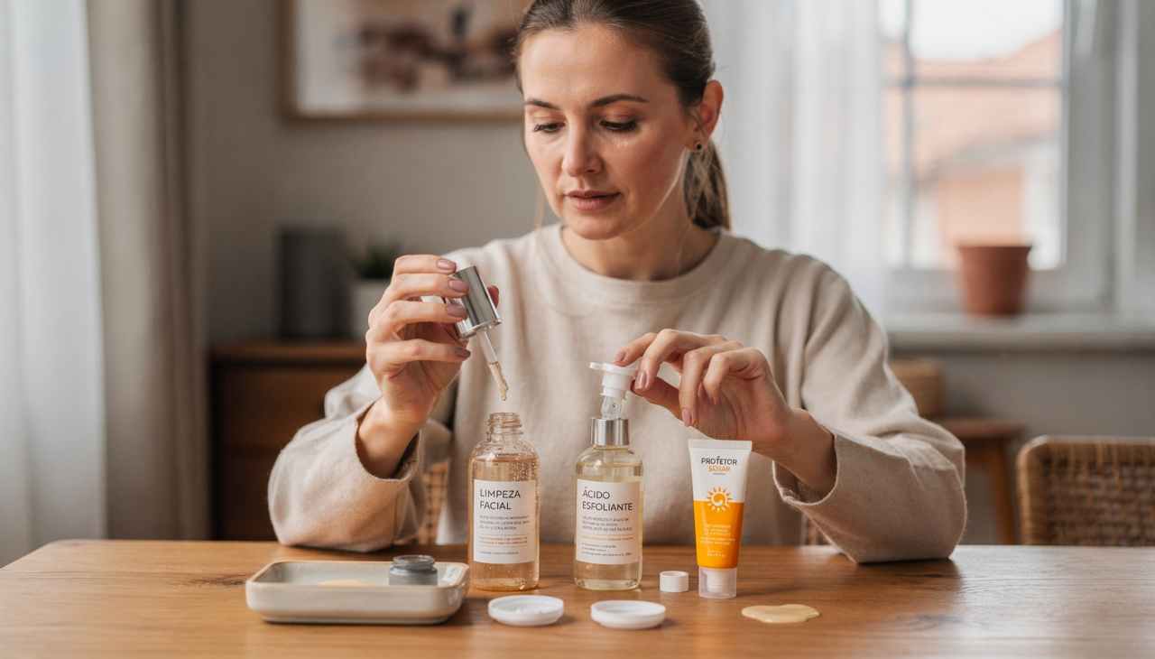 A pele mista é caracterizada por uma combinação de características de pele oleosa e pele seca