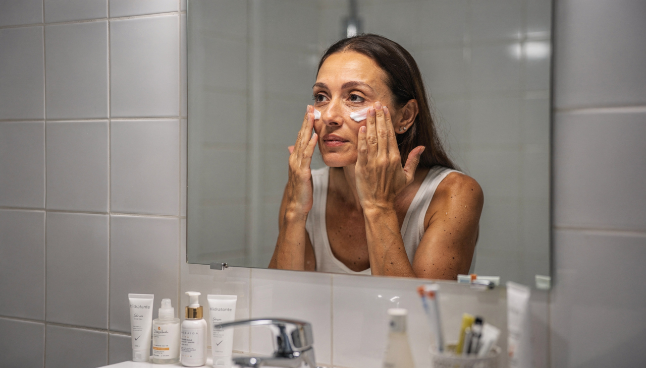 A pele mista é caracterizada por uma combinação de características de pele oleosa e pele seca