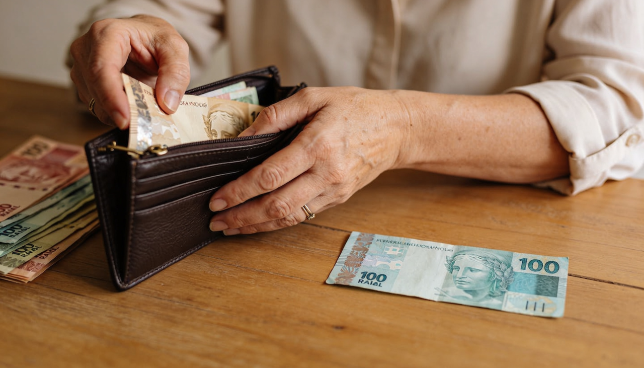 O contato tátil com as cédulas gera uma sensação de posse