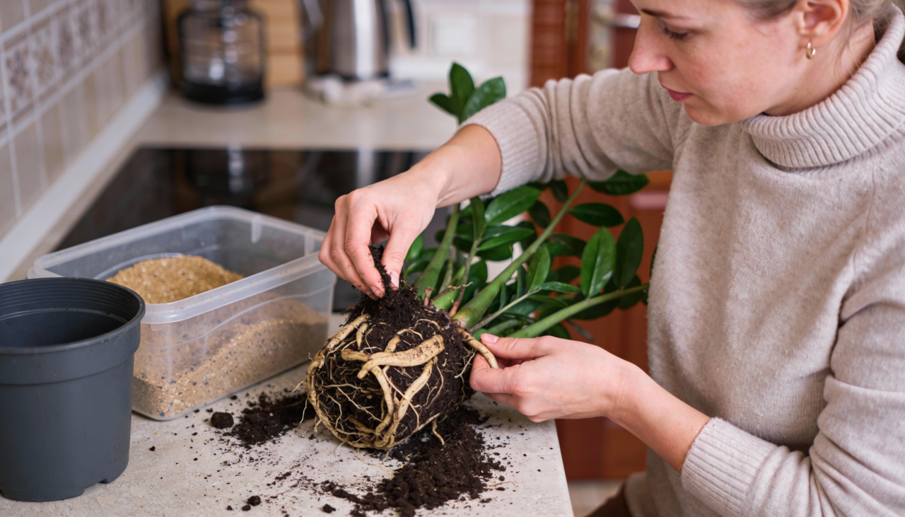 Terra comum de vaso ou substrato comercial genérico retém umidade por dias