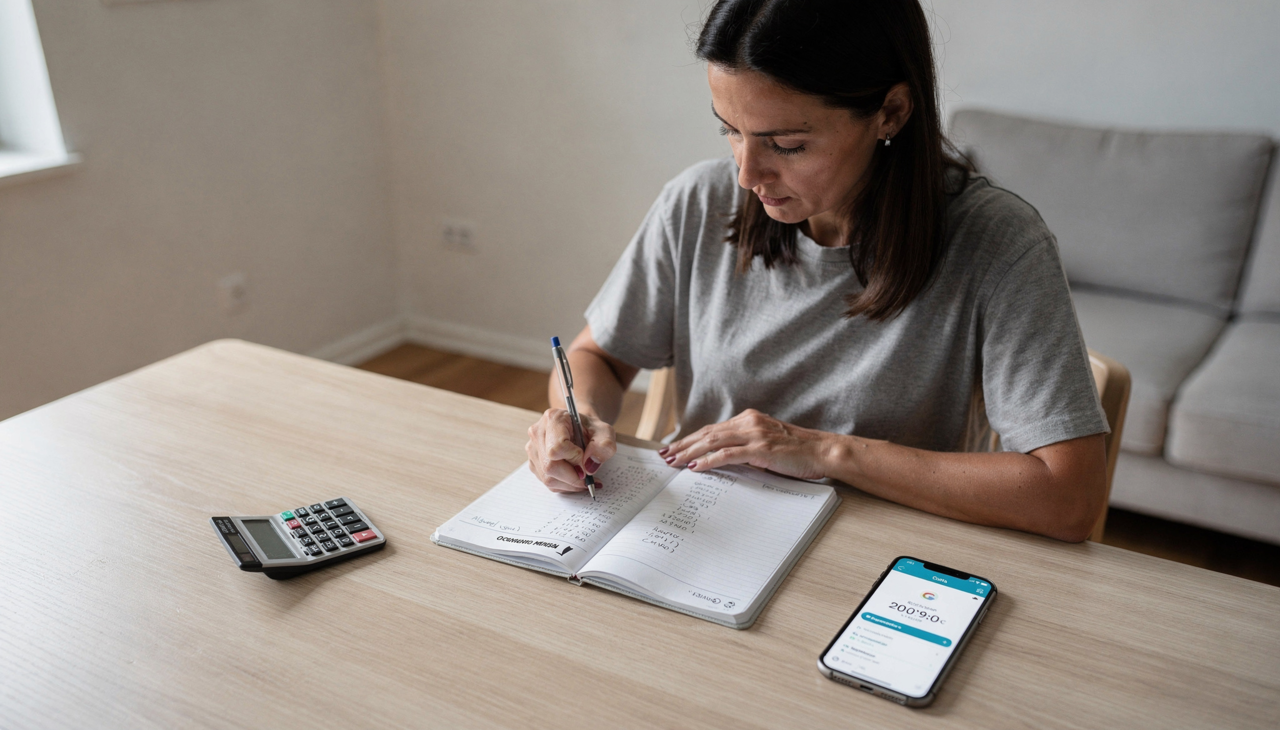 O método divide a renda líquida em três partes distintas