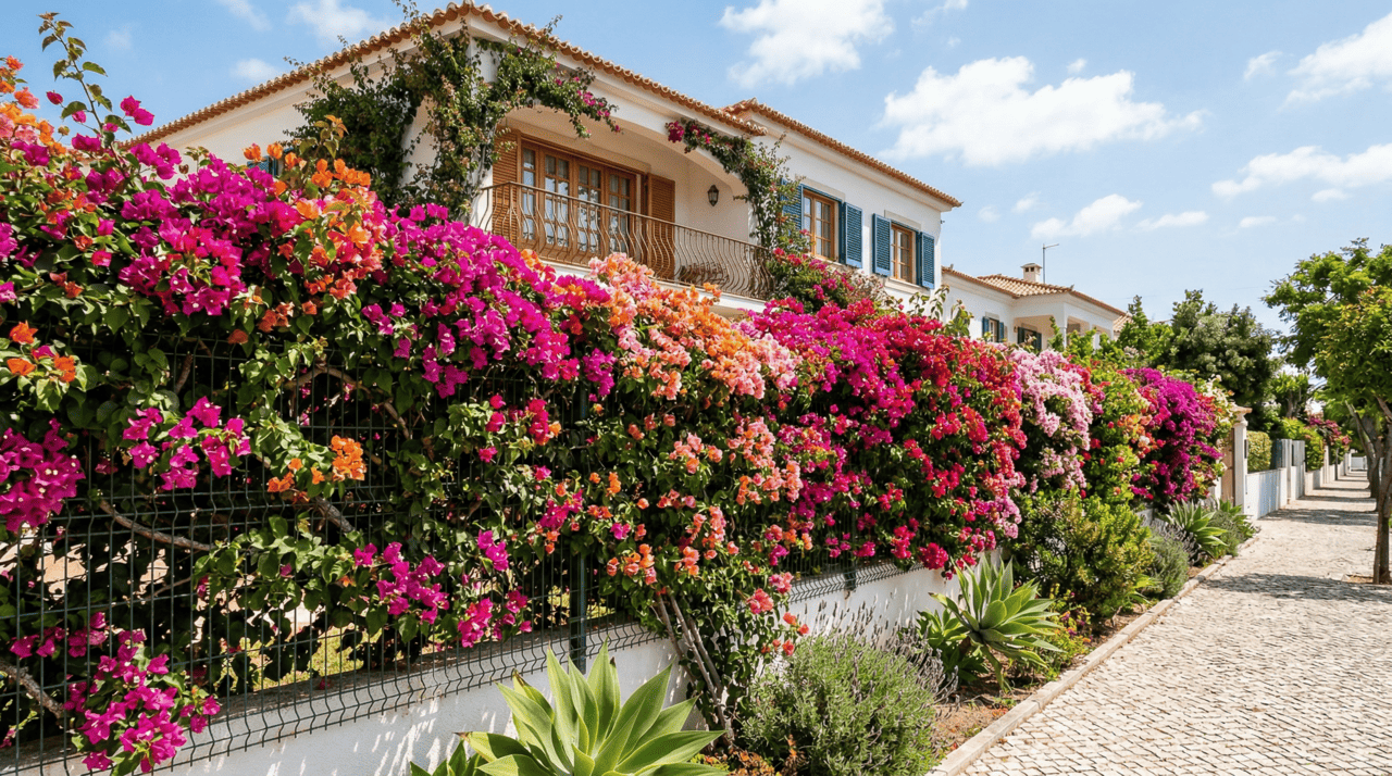 A bouganvília é, sem dúvida, uma das trepadeiras mais robustas disponíveis para o clima brasileiro