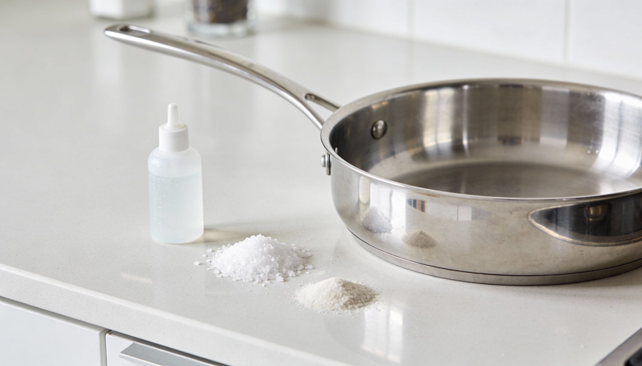 O sal de cozinha atua como um agente abrasivo suave