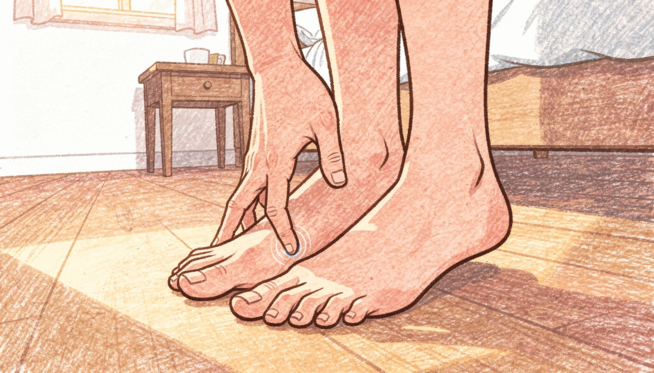 O sinal mais característico da deficiência de B12 nos pés é a neuropatia periférica