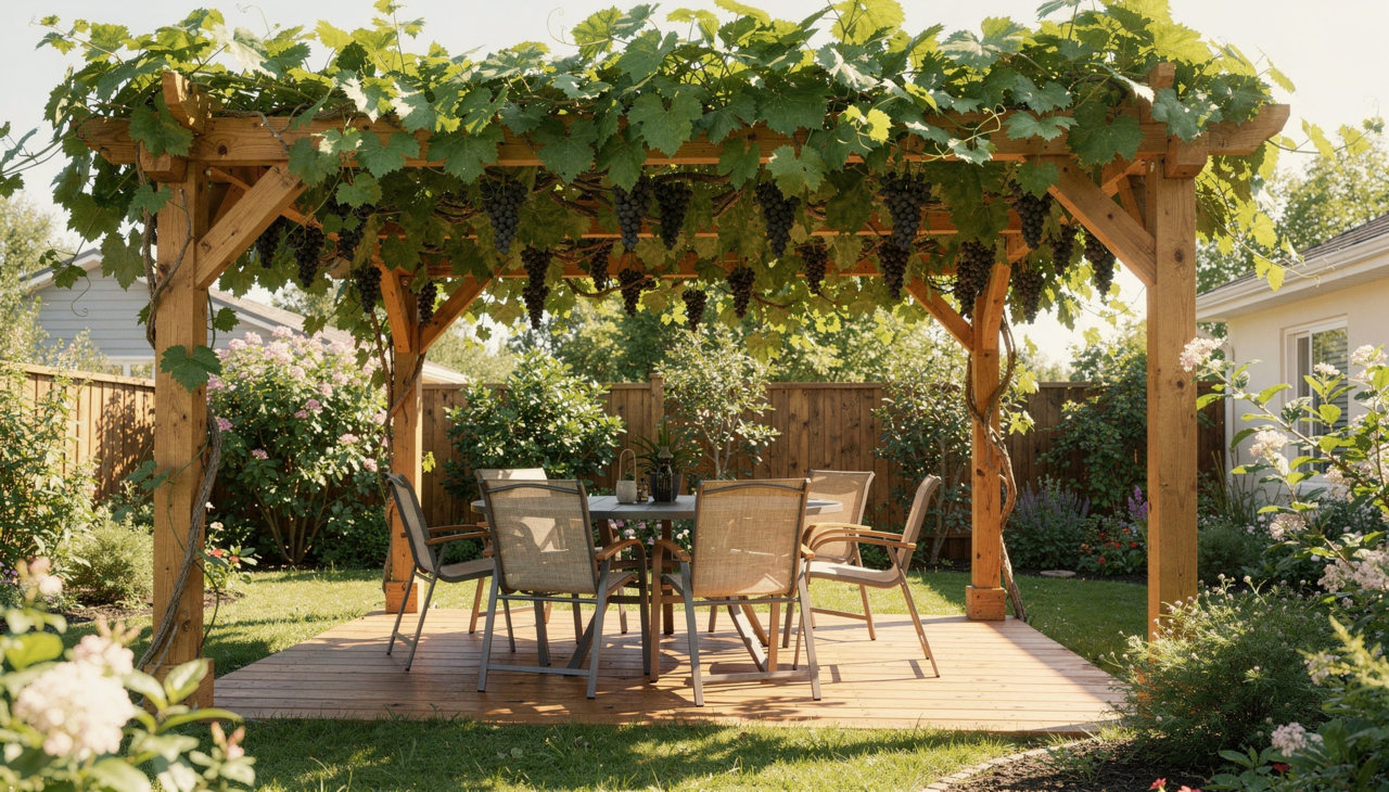 A densidade das folhas dessa variedade específica cria um sombreamento natural eficiente