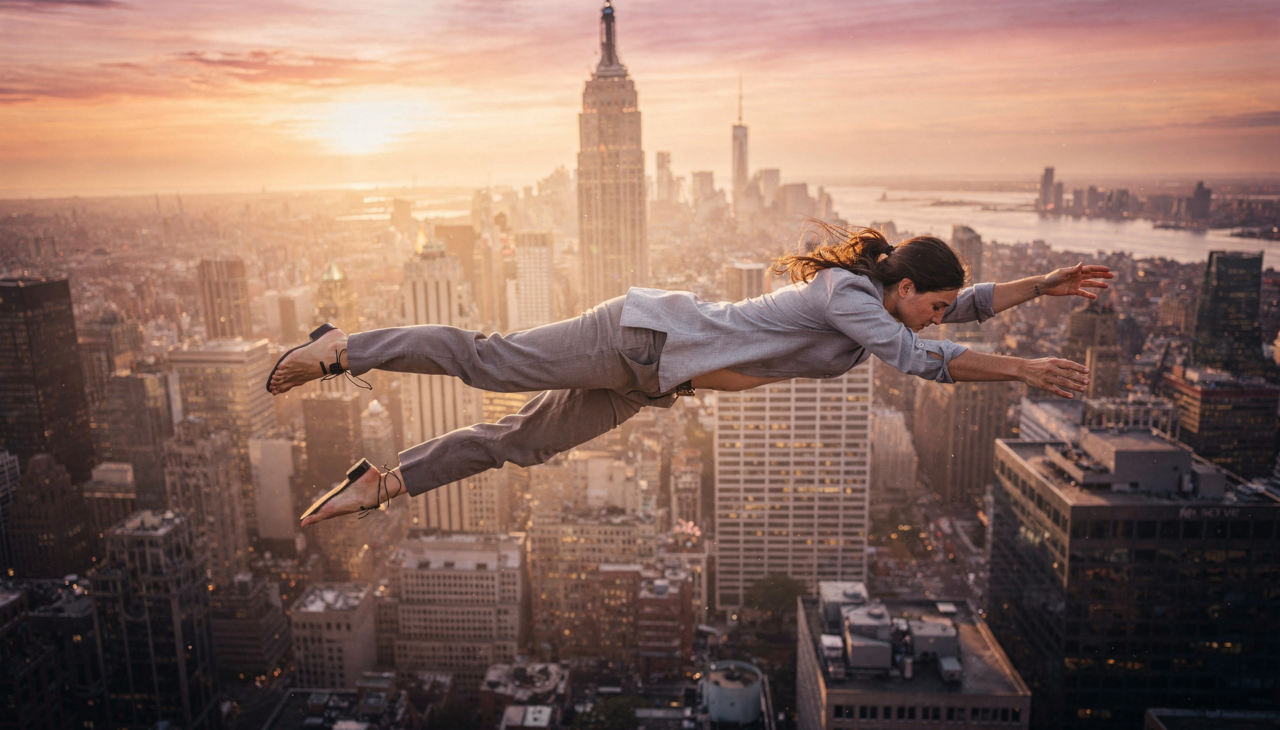 Sonhar que está voando costuma se associar à ideia de superação de obstáculos e busca de liberdade