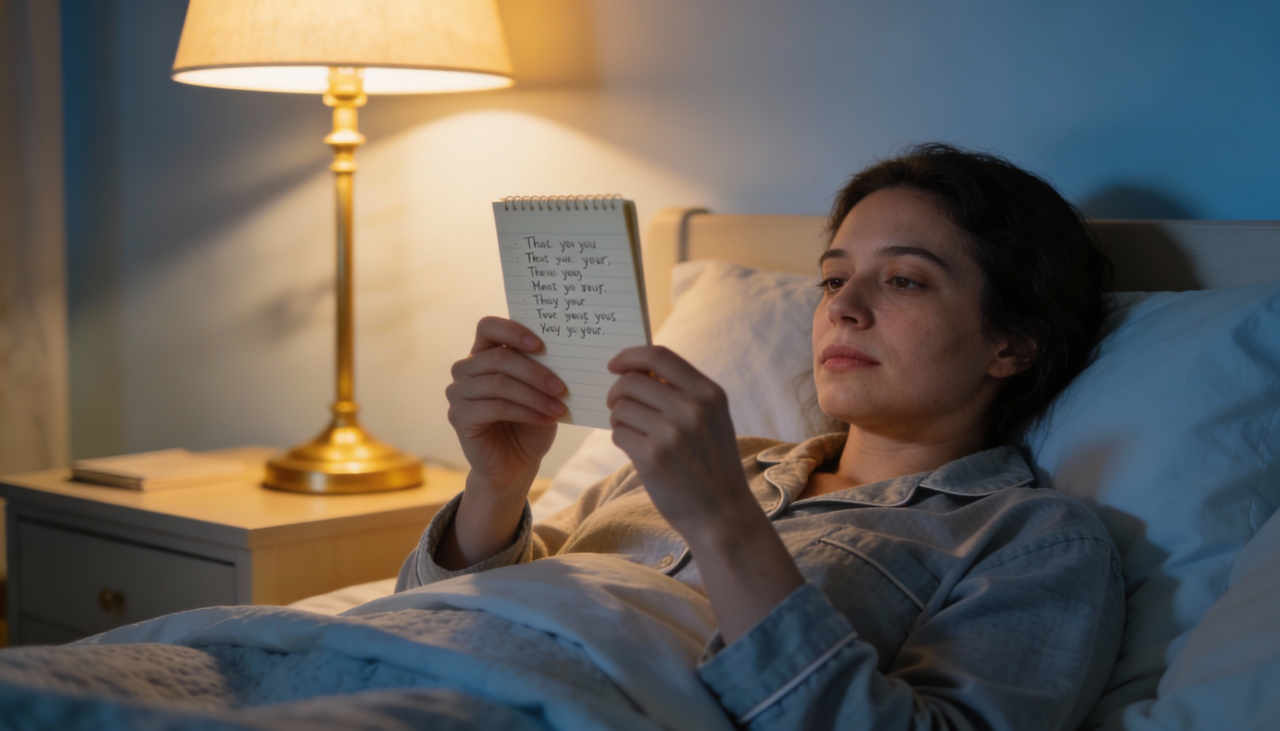 As frases para ler antes de dormir funcionam como pequenas âncoras de reflexão