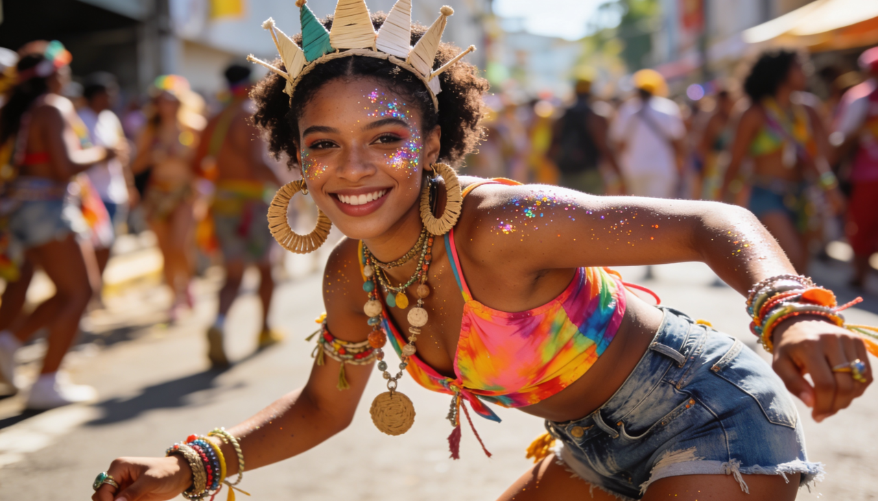 A fantasia improvisada parte da ideia de usar o que já existe no armário