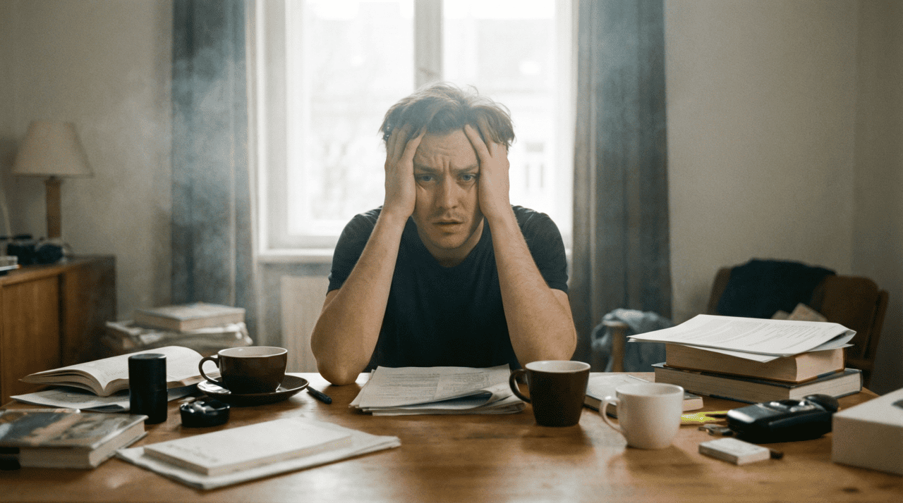 O cérebro de névoa descreve dificuldades cognitivas como lapsos de memória, raciocínio mais lento, distração constante e sensação de cansaço mental