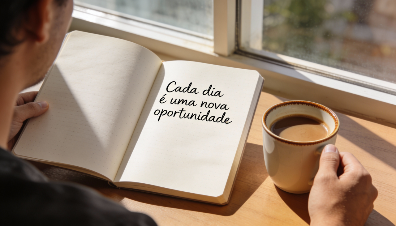 O hábito de escolher uma frase para abrir a semana não está ligado a fórmulas mágicas