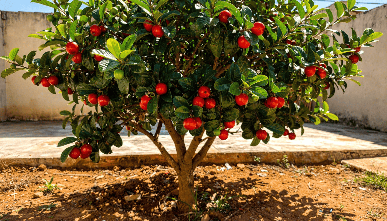 a pitangueira responde muito bem a um manejo básico que potencializa sua produção e mantém a planta com boa saúde por décadas