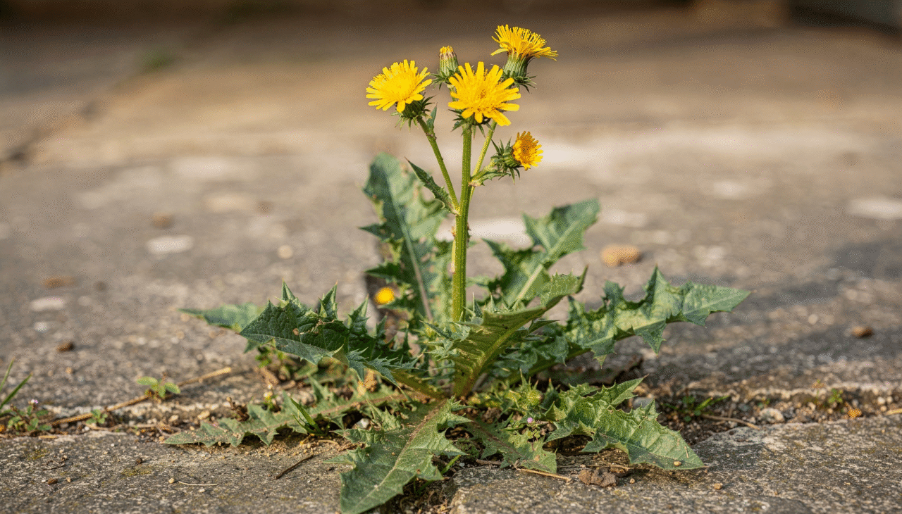 a serralha tem um perfil nutricional bastante respeitável