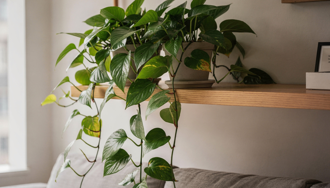 A jiboia tolera praticamente qualquer condição de luz