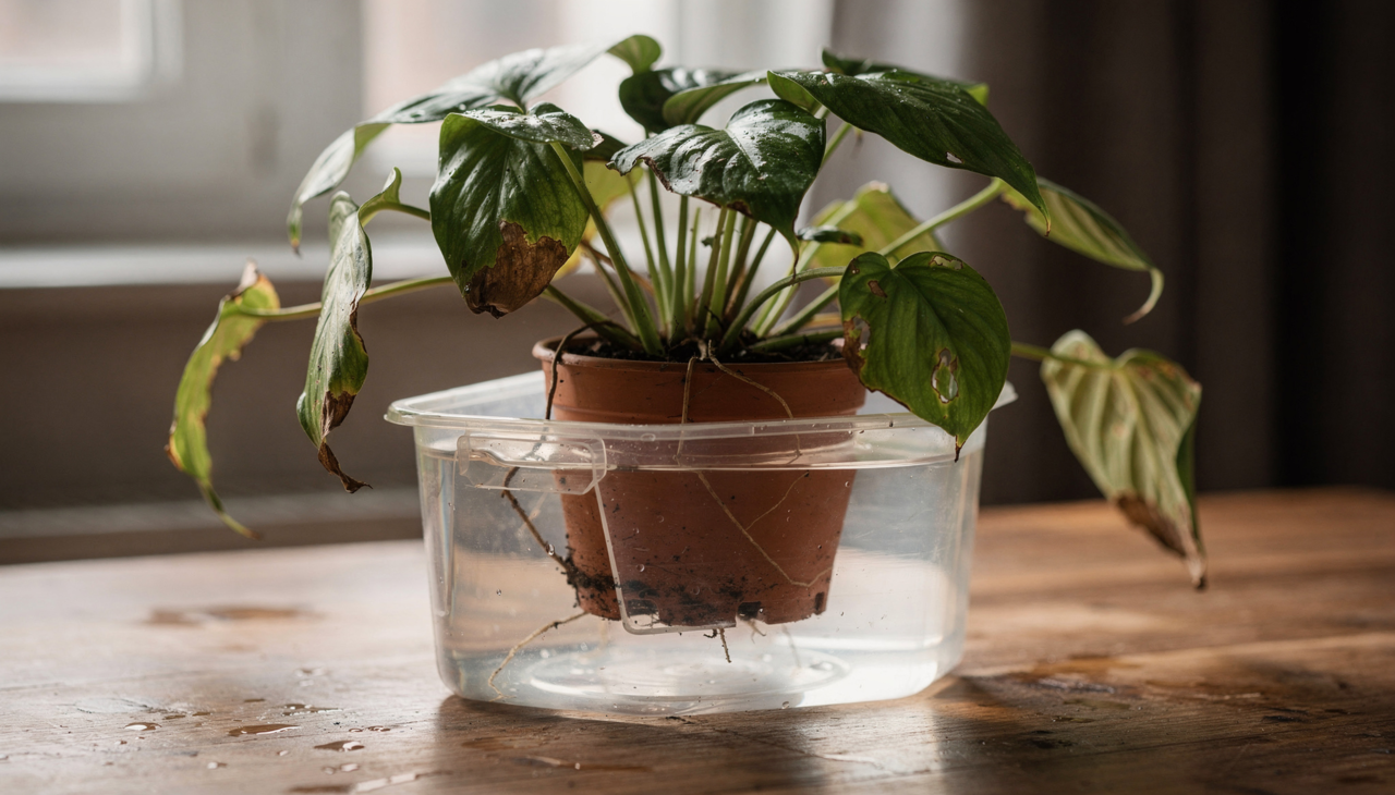 O murchamento ocorre quando a pressão interna das células diminui drasticamente