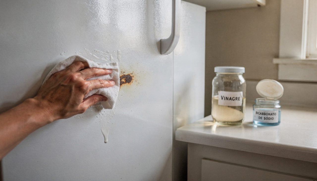 A ferrugem costuma aparecer em áreas metálicas expostas