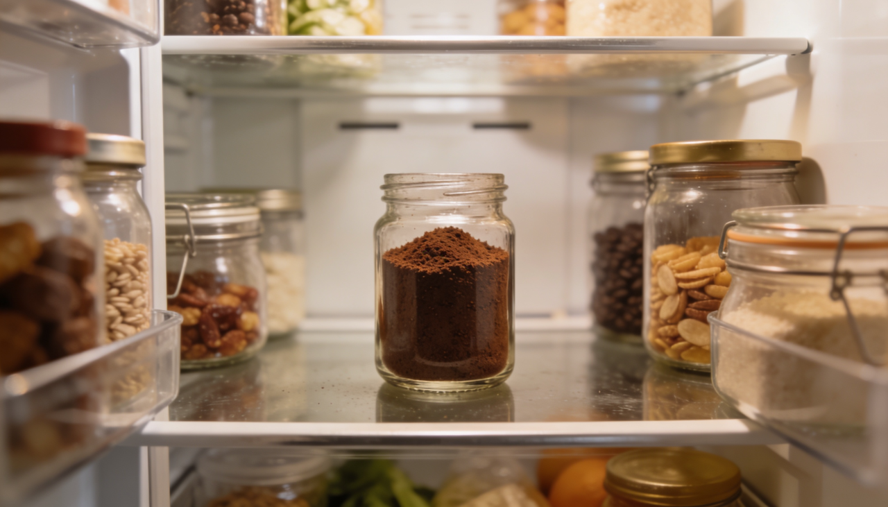 O café possui propriedades naturais que ajudam a neutralizar moléculas de odor presentes no ar