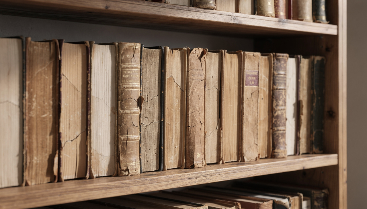 O aroma agradável que exala das páginas amareladas acontece devido à quebra química da celulose e da lignina