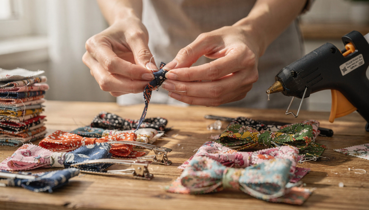 Retalhos viram laços únicos e cheios de estilo