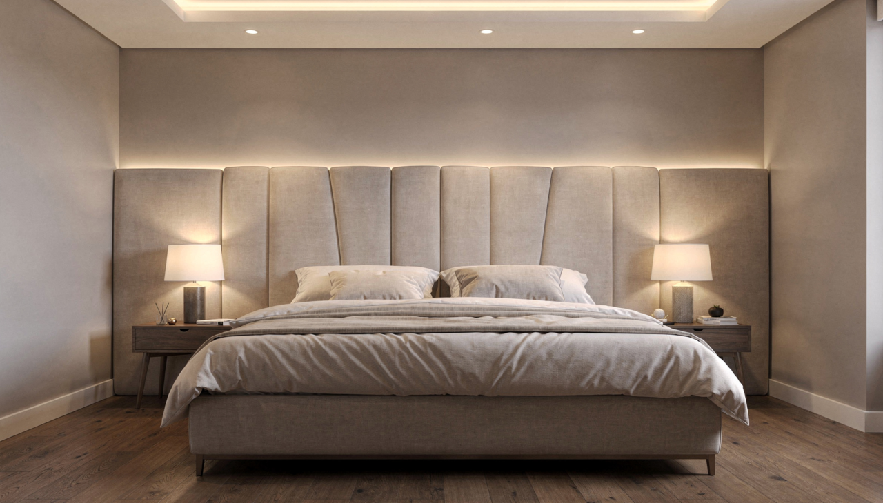 Textura macia ajuda a tornar o dormitório mais aconchegante e convidativo.