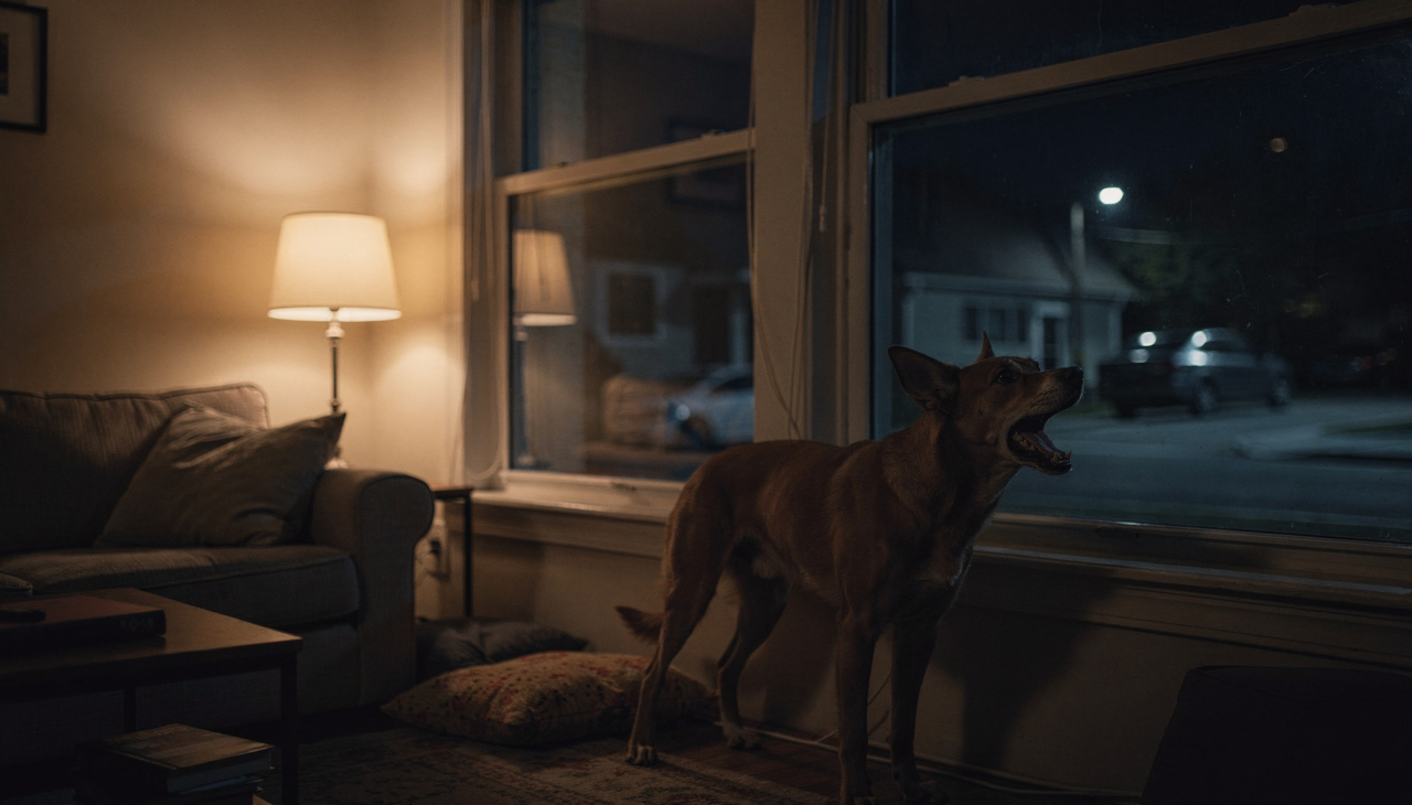 o latido noturno pode estar relacionado à ansiedade ou ao acúmulo de energia