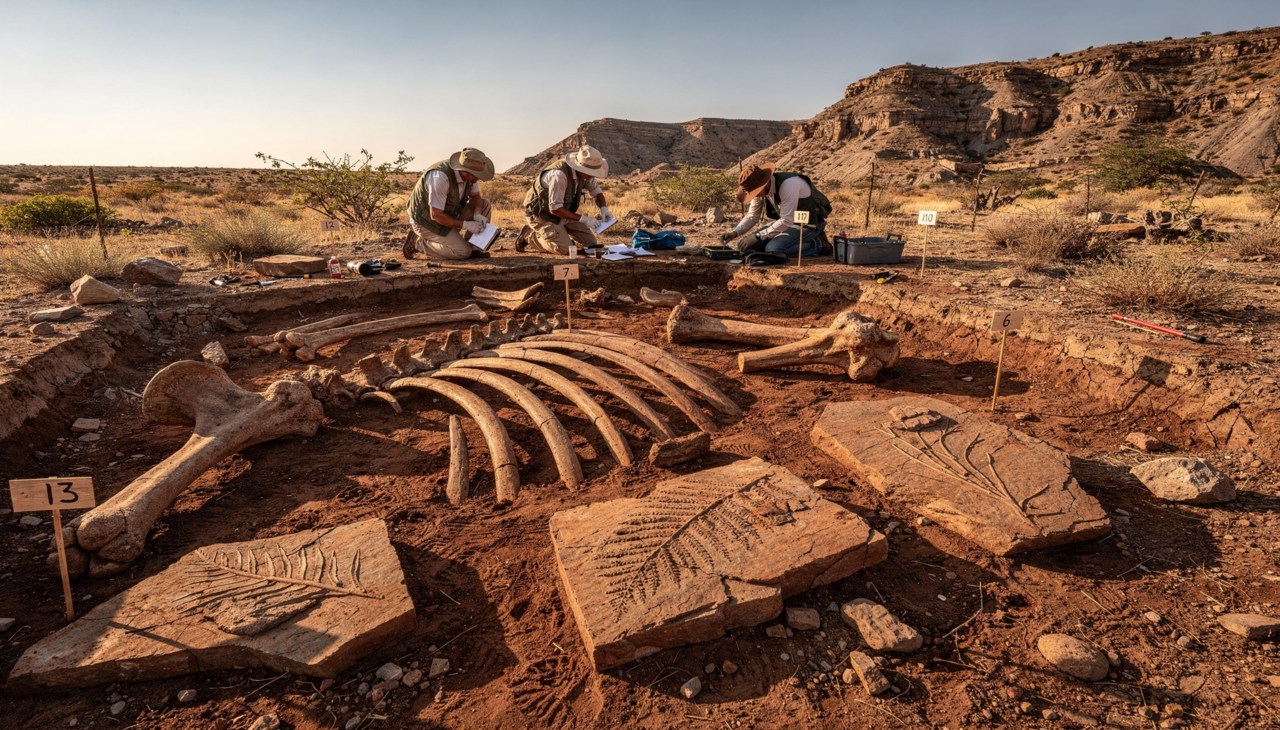 Os locais de alimentação preservados pelo tempo funcionam como uma fotografia instantânea de um ecossistema voraz