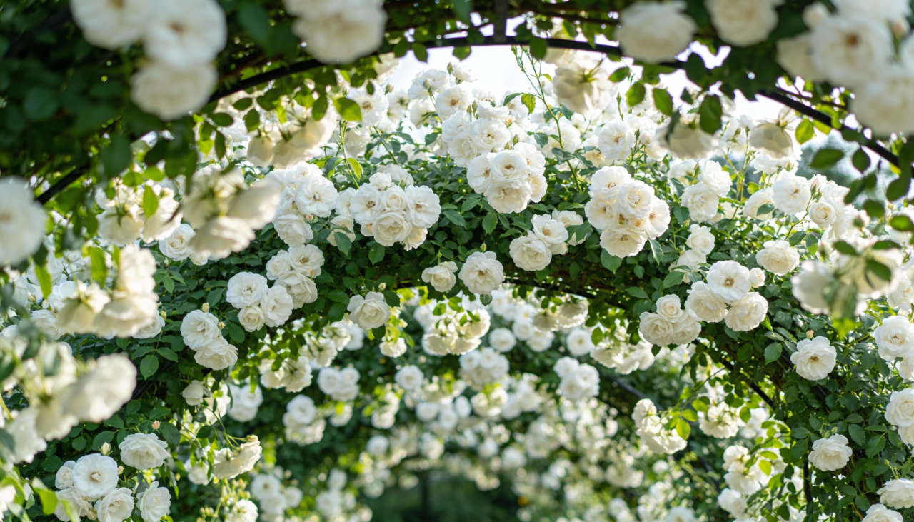 A rosa Iceberg é uma planta reconhecida por sua elegância atemporal