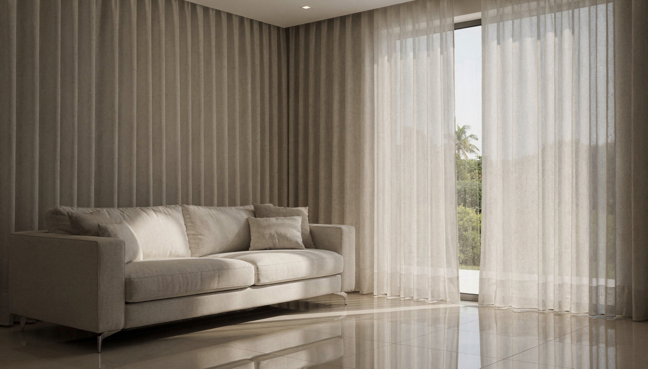 A cortina blackout é conhecida pela capacidade de barrar quase totalmente a luz externa