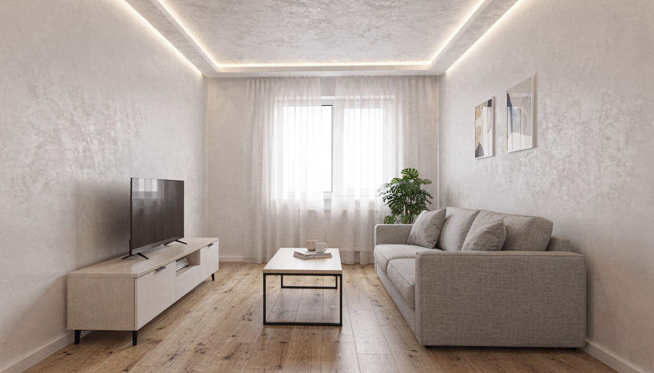 A luz direcionada corretamente permite que os olhos percebam dimensões maiores do que a planta original