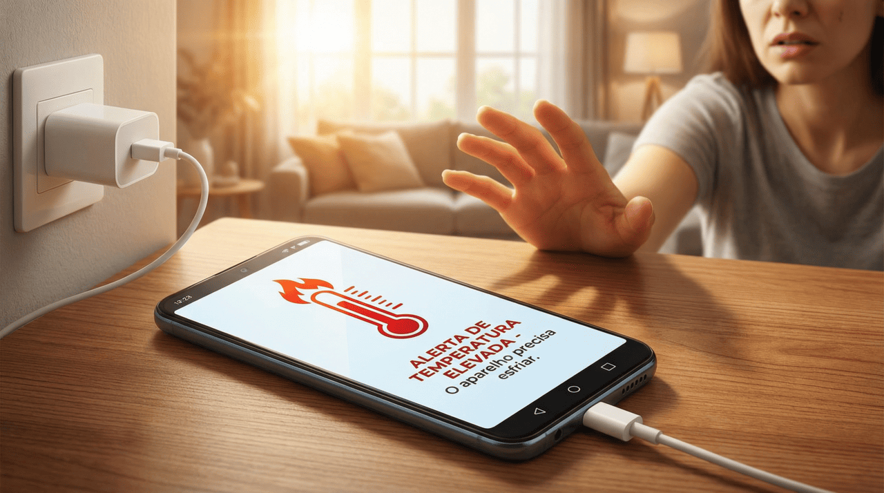 O aquecimento do celular está diretamente relacionado ao esforço do processador, da bateria e de outros componentes internos