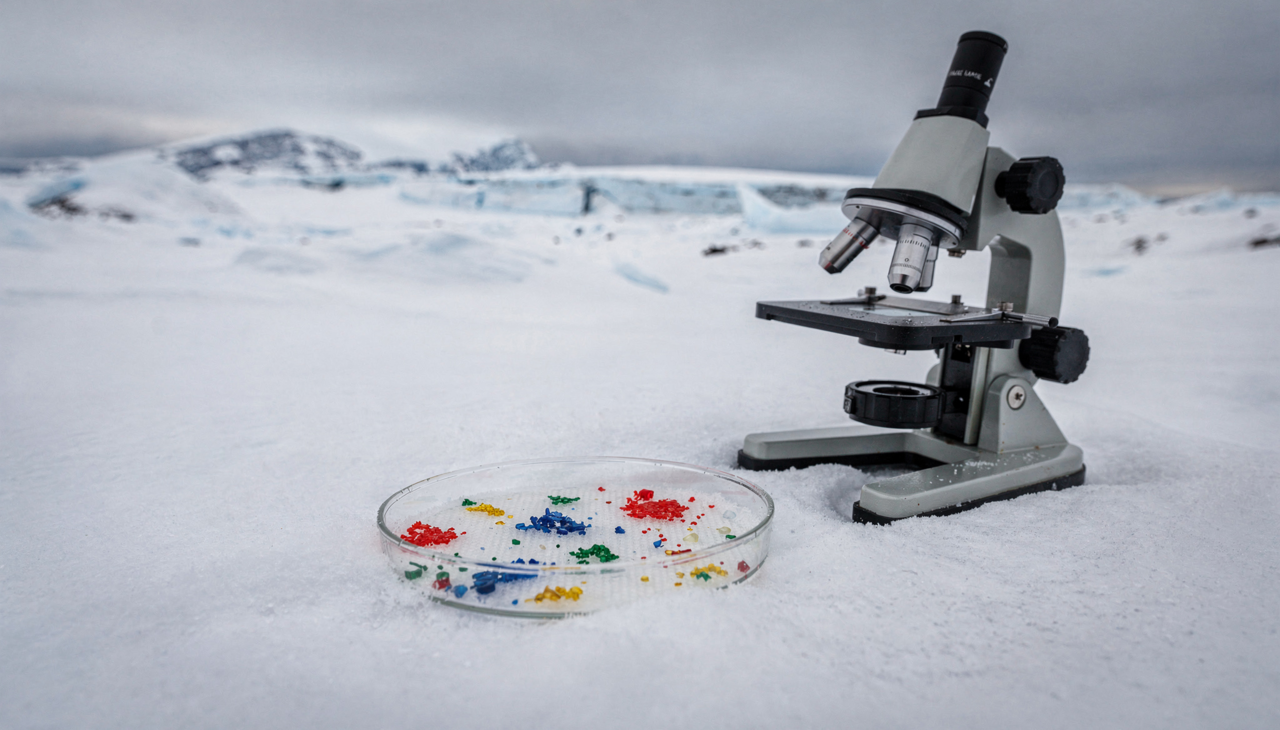 A neve atua como um filtro natural que captura as impurezas presentes no ar durante sua queda