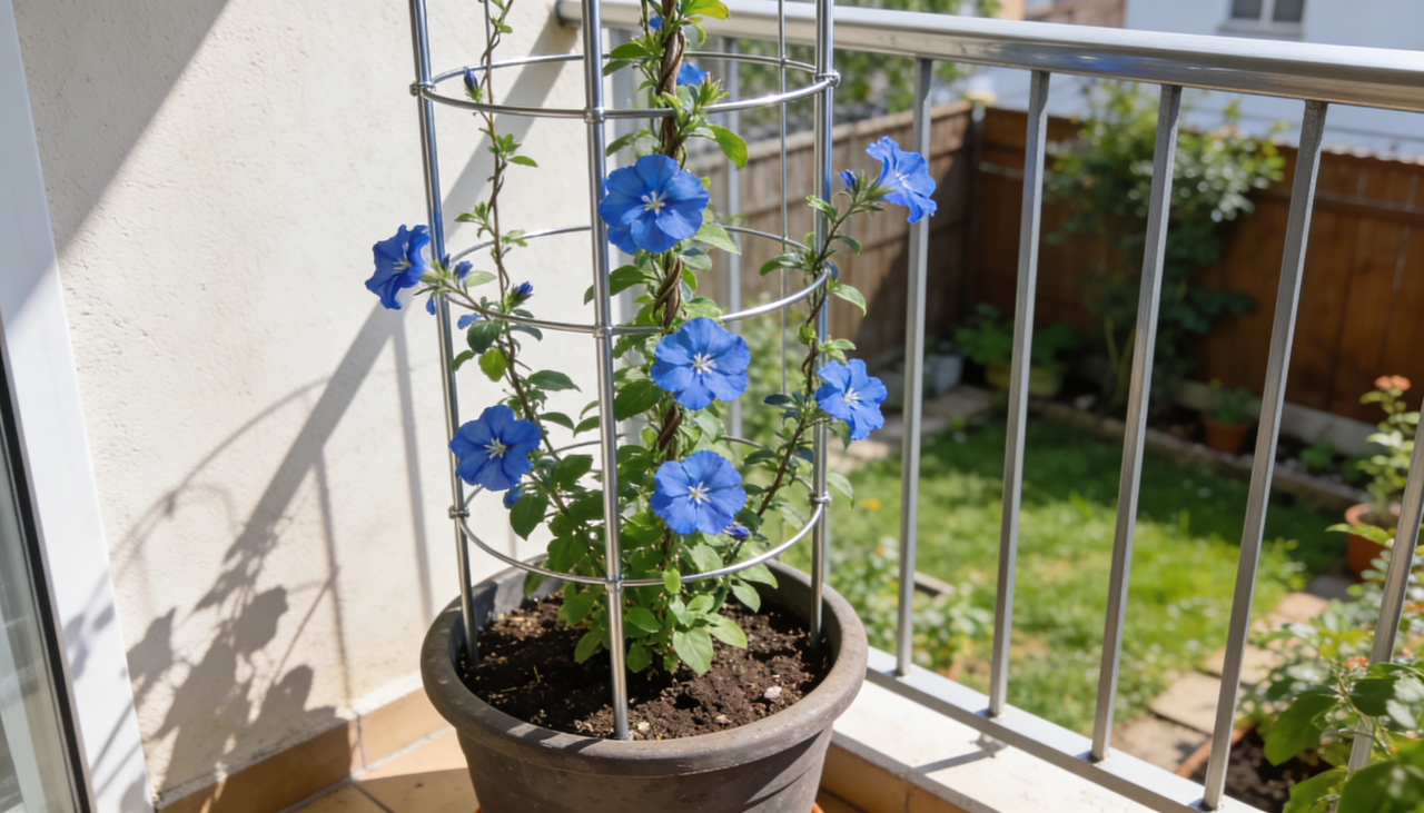 Flores vibrantes que transformam muros.