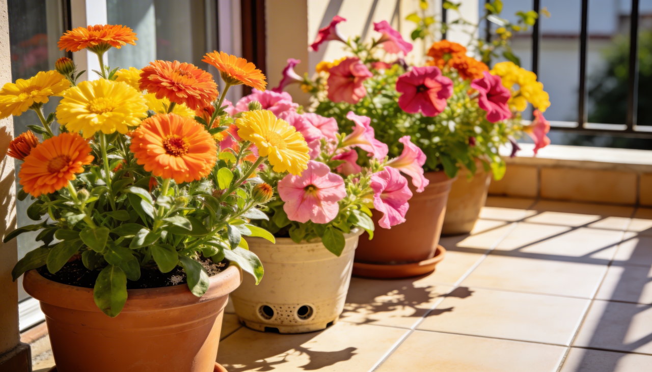 essas plantas oferecem cores vibrantes e crescimento rápido