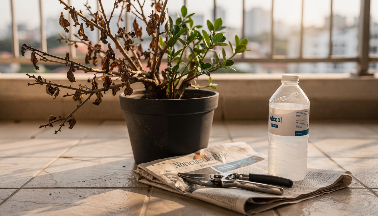 Para começar, o praticante deve observar a saúde geral da folhagem de maneira criteriosa