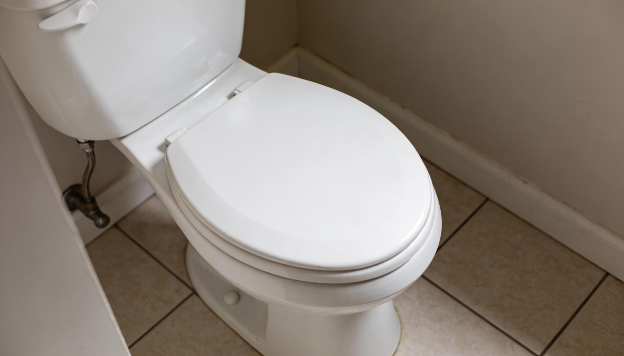 O movimento da água durante a descarga gera o chamado “aerossol de vaso sanitário”