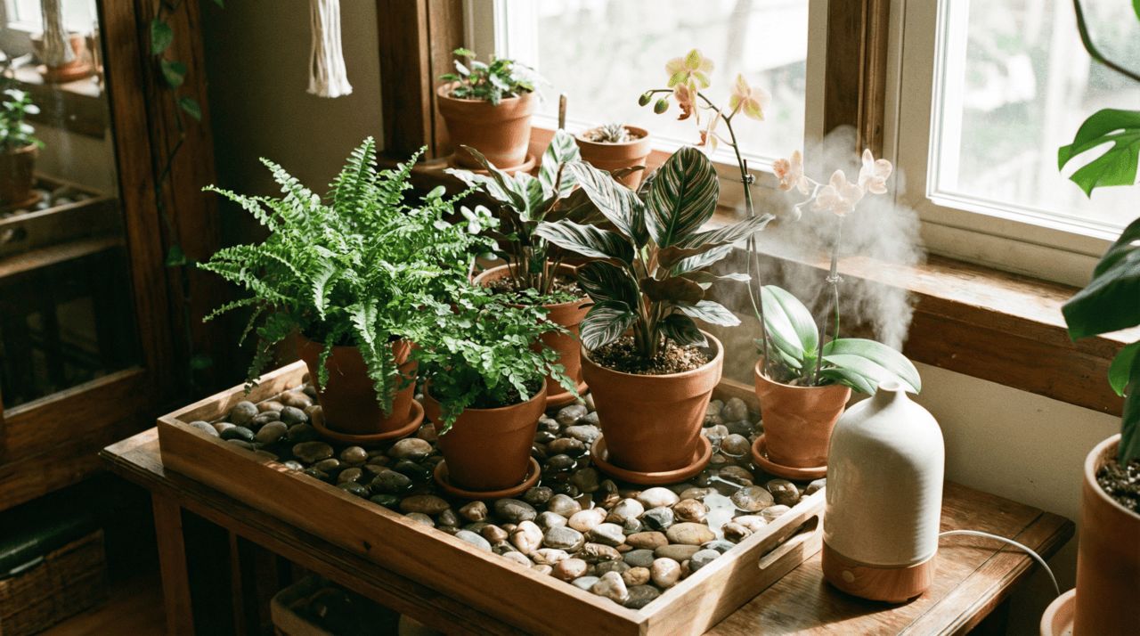 Distinguir entre sintomas de falta de rega e falta de umidade no ar é fundamental para tomar a decisão certa sem prejudicar ainda mais a planta