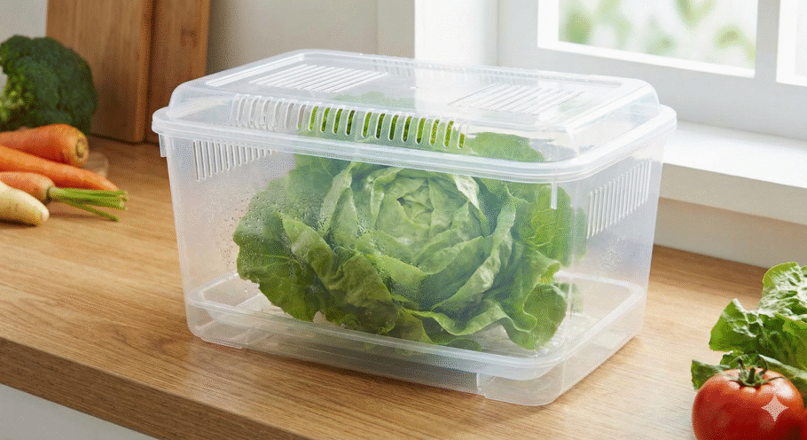 O ideal é armazenar hortaliças em recipientes com ventilação