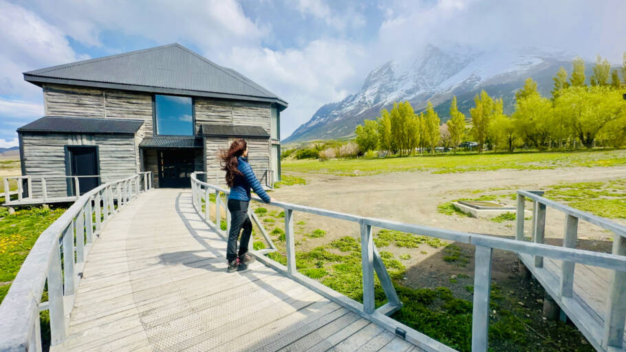 Las Torres fica ao pé das montanhas famosas de Torres del Paine