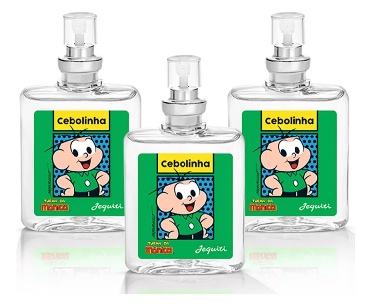 O kit com 3 colônias de 25ml do Cebolinha custa R$69,90 no Mercado Livre