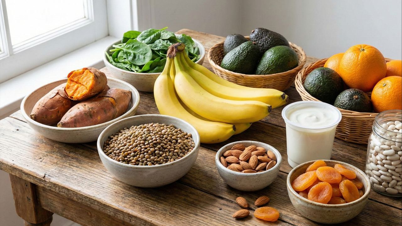 Diversificar as fontes de potássio melhora a nutrição e a saúde cardíaca.