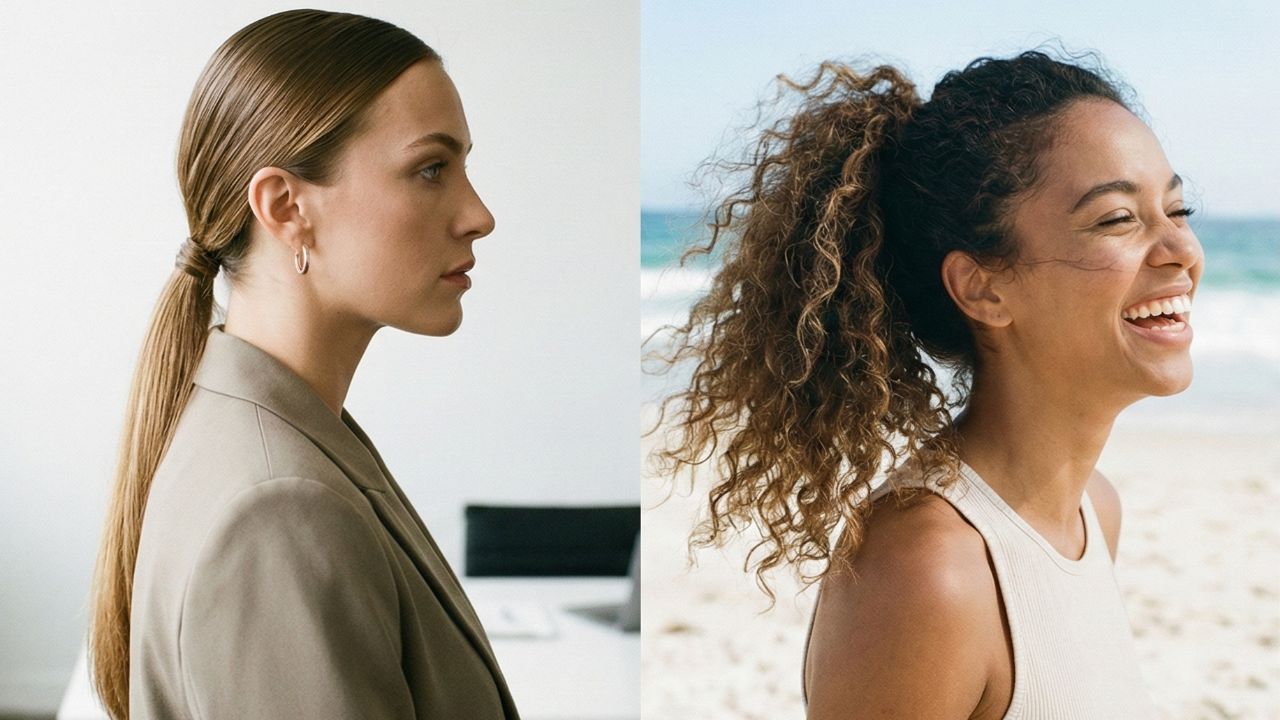 Versátil e prático, o rabo de cavalo adapta-se a qualquer tipo de cabelo e ocasião.