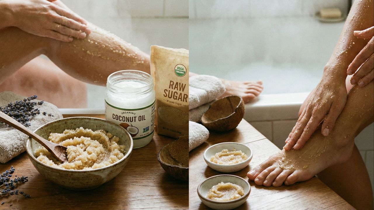 Esfolie com moderação e faça um teste de sensibilidade para evitar irritações.