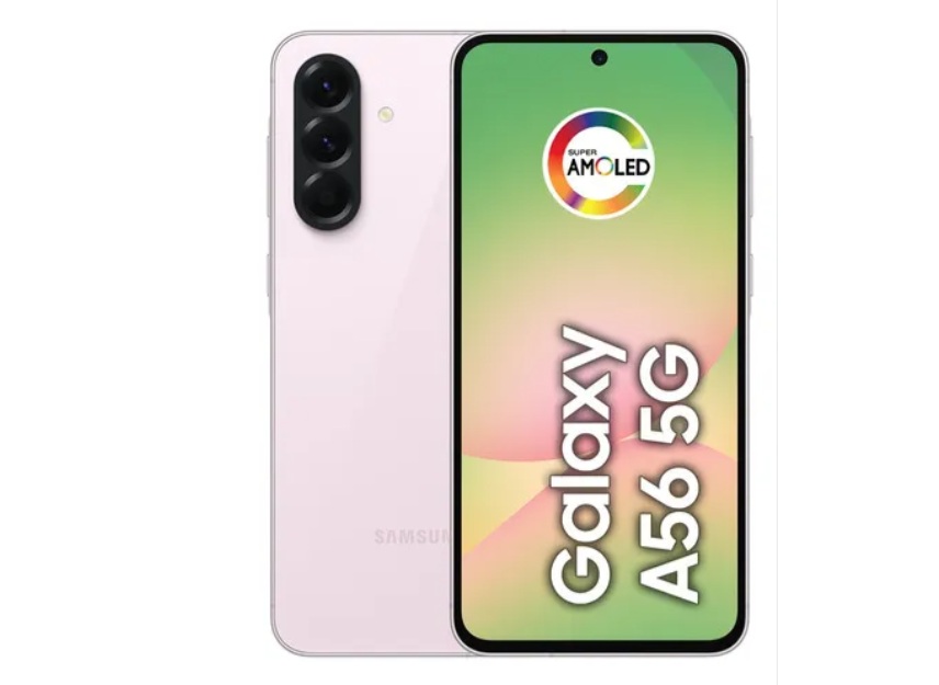 O Galaxy A56 está disponível na versão de 256GB de memória interna, por R$2.819 no Mercado Livre